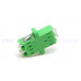 AD-2LFA-2LFA-SM LC-APC耦合器雙光雙耳 LCAPC 帶法蘭LC雙工 光纖耦合器 LC/APC雙工多模有耳LC型一體式光纖法蘭盤 耦合器適配器電信級